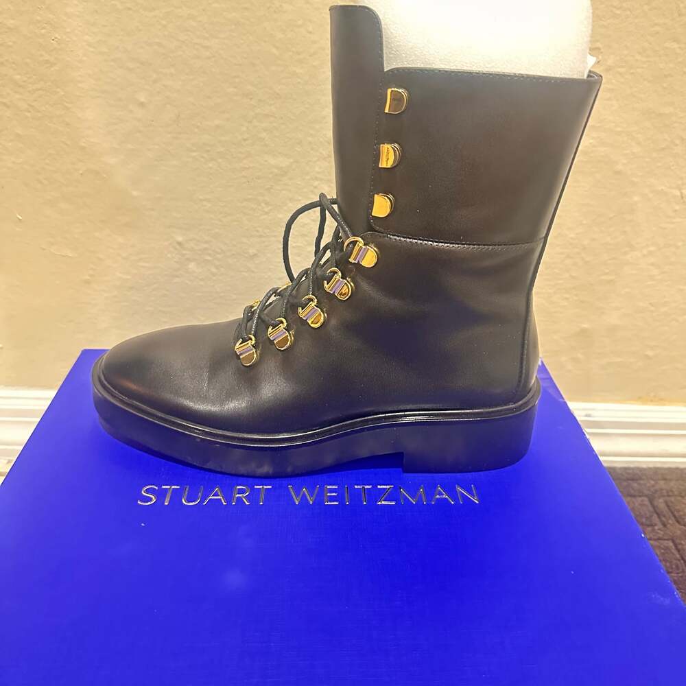 Stuart Weitzman Bootie with Pearl Accents — Simply Shop Curated Fashion,